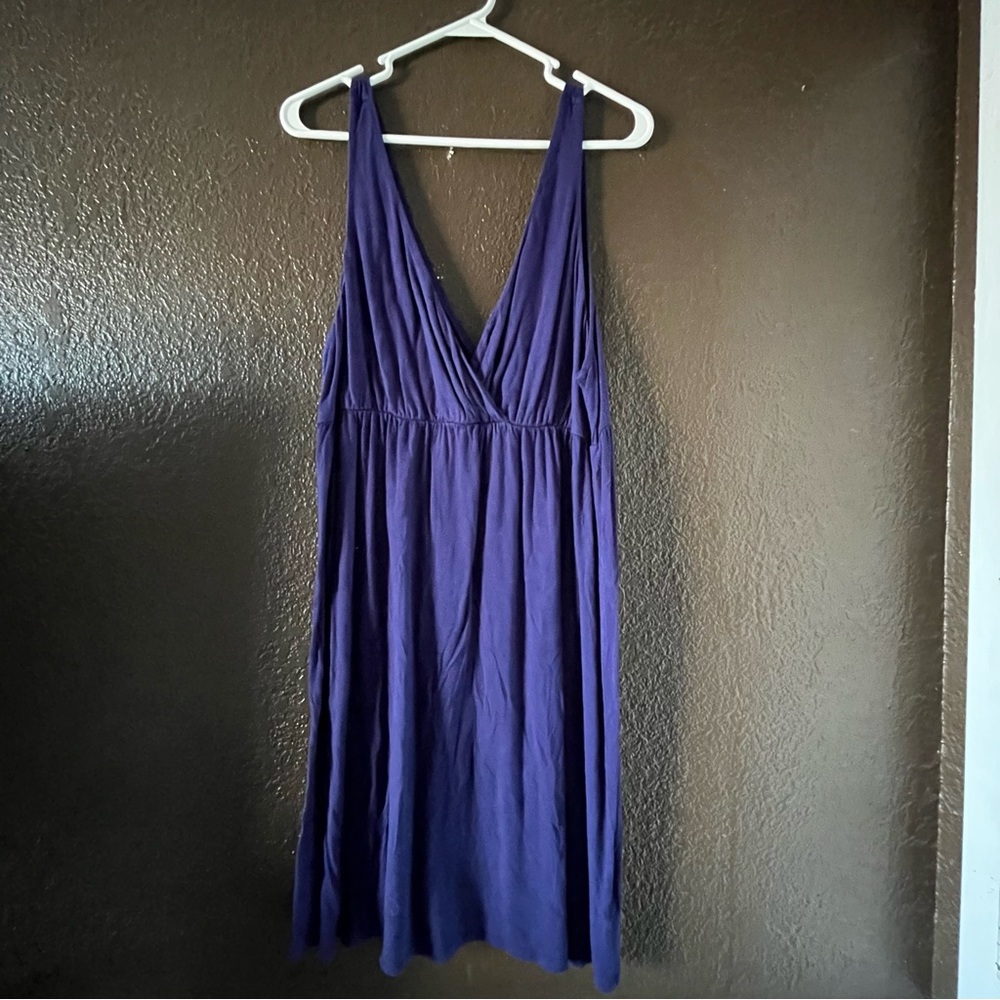 Blue Old Navy VNeck Sleeveless Dress, Size Xl